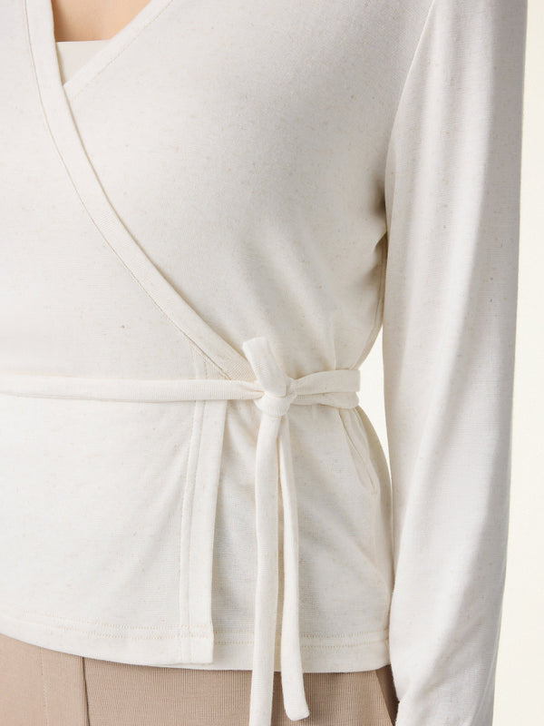 Modal Linen Soft Airy Wrap Cardigan
