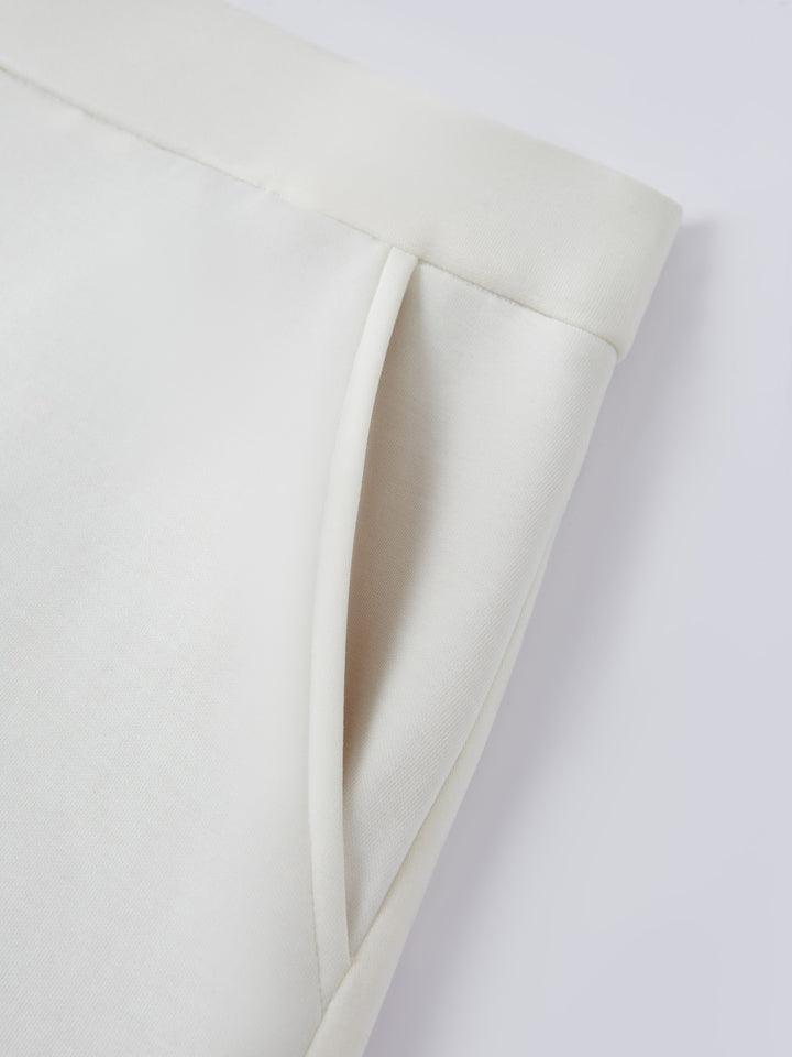 Modal Spacer Pull-on A-Line Midi Skirt with Pockets