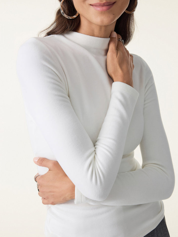 MaxWarm Brushed Mockneck Long Sleeve Brami