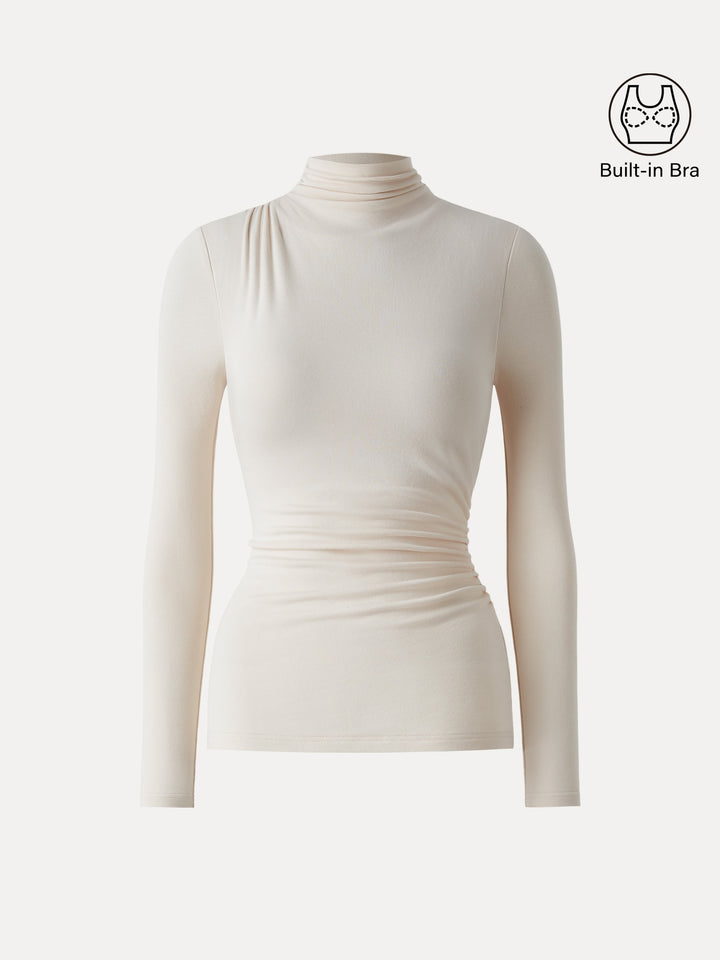 ProWarm Turtleneck Ruched Brami