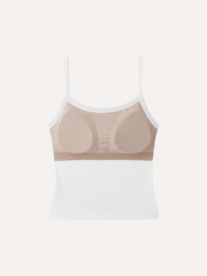 2Pcs Set Everyday Cotton Low Back New Airy Brami Tank