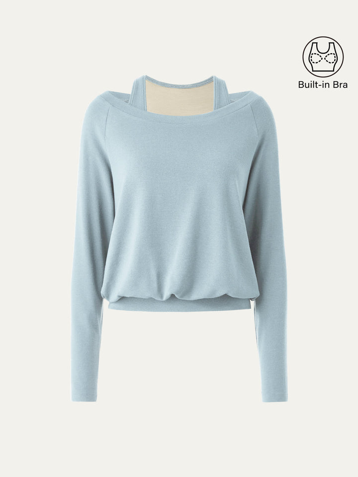 LiteWarm Multi-Wear Layering Brami Top Foam Blue XS
