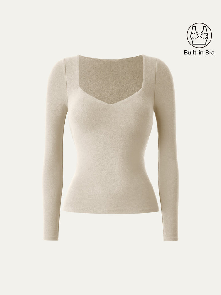 Sweetheart Neck Slim Brami Top Misty Mist XS