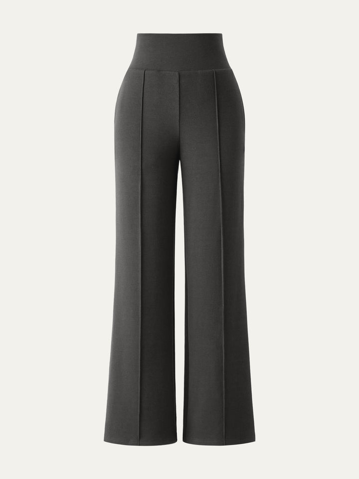 Tummy Warmer Pin-Tuck Pant Charcoal XS