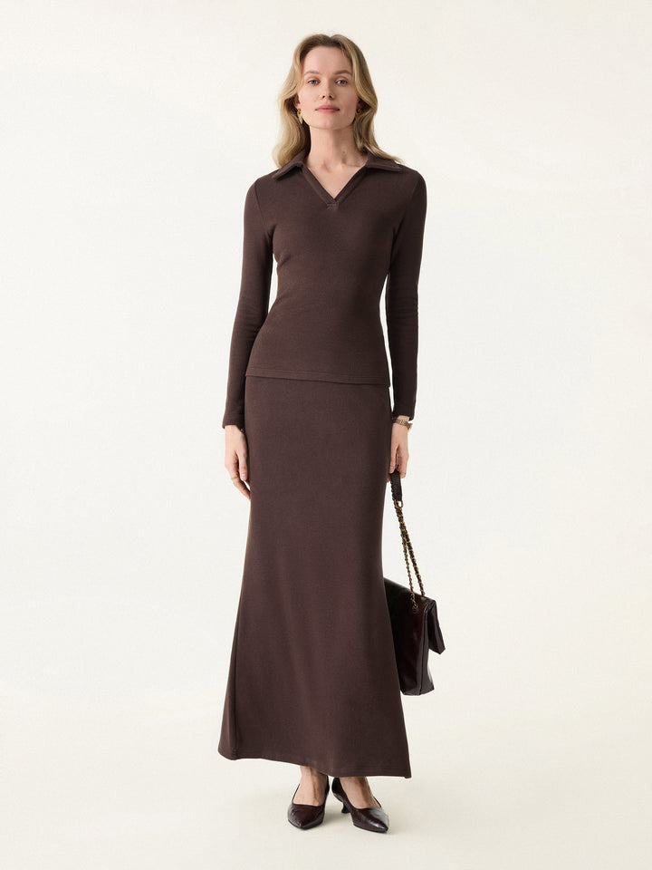 MaxWarm Polo Neck Long Sleeve Top