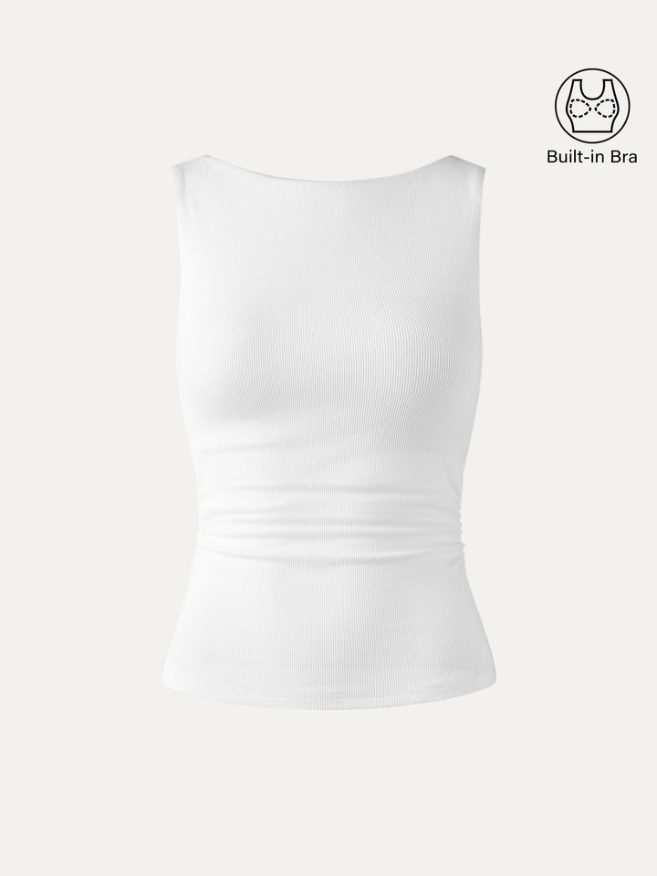 Elastic Open Back Brami Tank