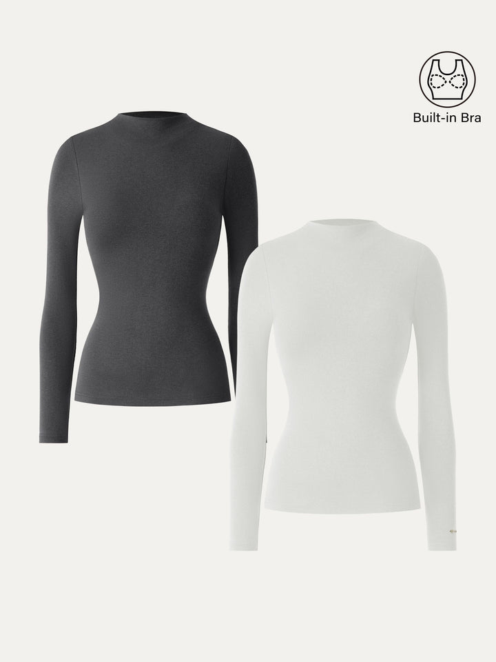 LiteWarm Mockneck Long Sleeve Brami