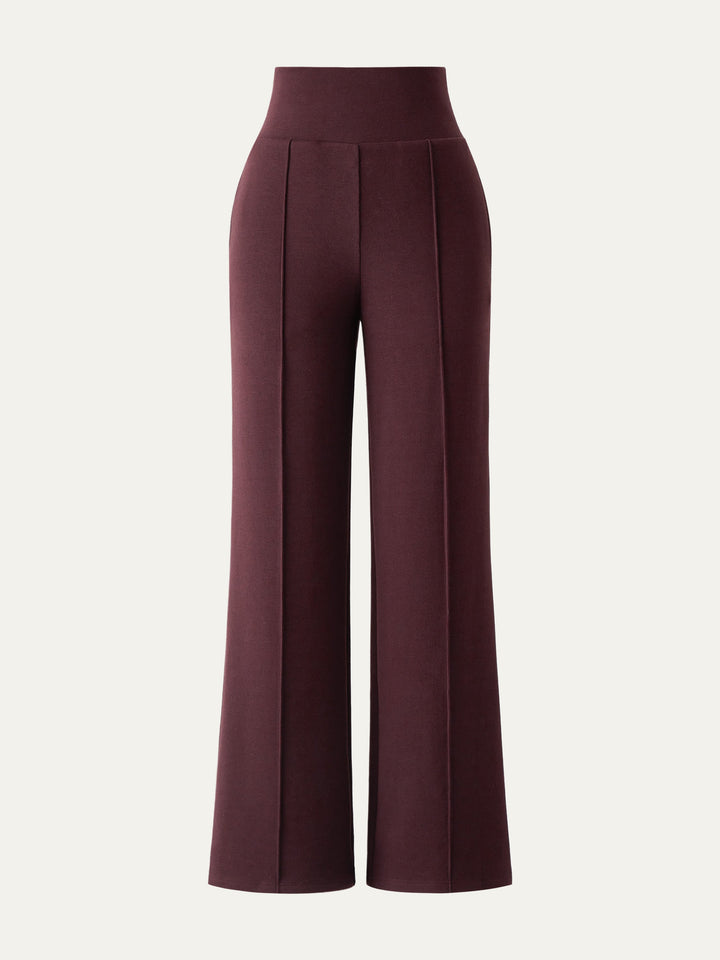 Tummy Warmer Pin-Tuck Pant Regular Ruby Berry