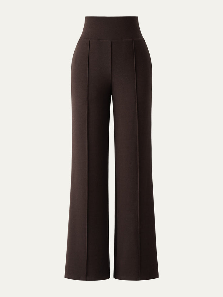 Tummy Warmer Pin-Tuck Pant Tall Espresso Shut
