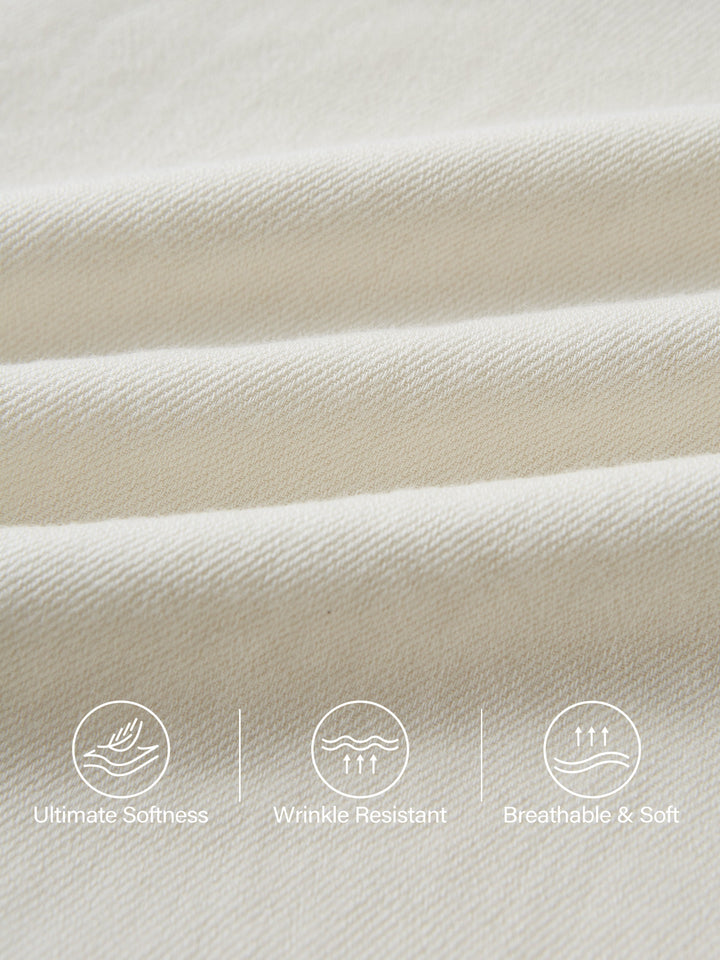 Wrinkle-free High Rise Cuffed Linen Shorts