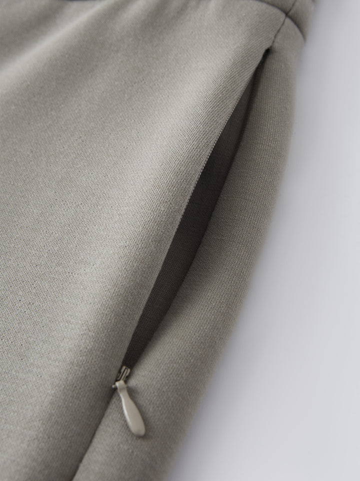 Cozy Warm High Rise Straight Leg Pull-on Pants with Pockets