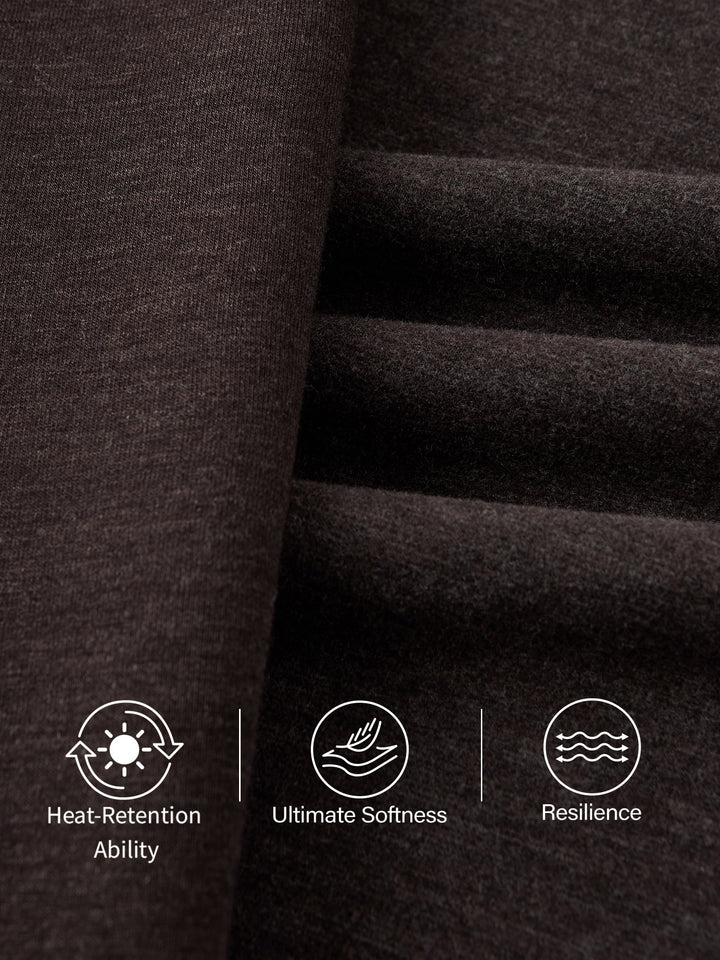 2Pcs Set Belted Robe Style Coat with Pockets & Mid Rise Barrel Leg Pull-on Pants