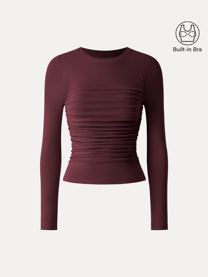 ProWarm Crewneck Ruched Brami