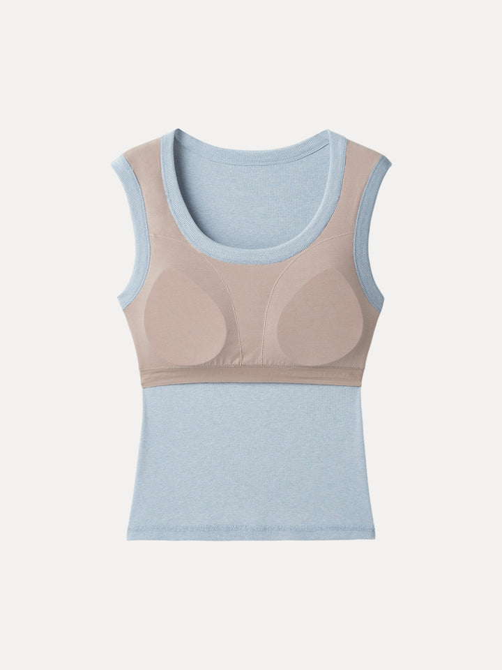 Stretch Cotton Scoopneck New Airy Brami Tank