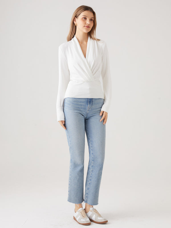 OGLmove Eco-Mousse® Long Sleeve Banded Hem Top