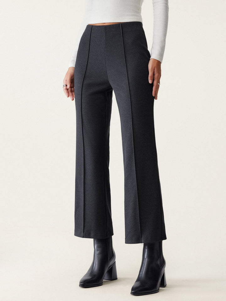 Kickout Pull-On Cropped Flare Pant
