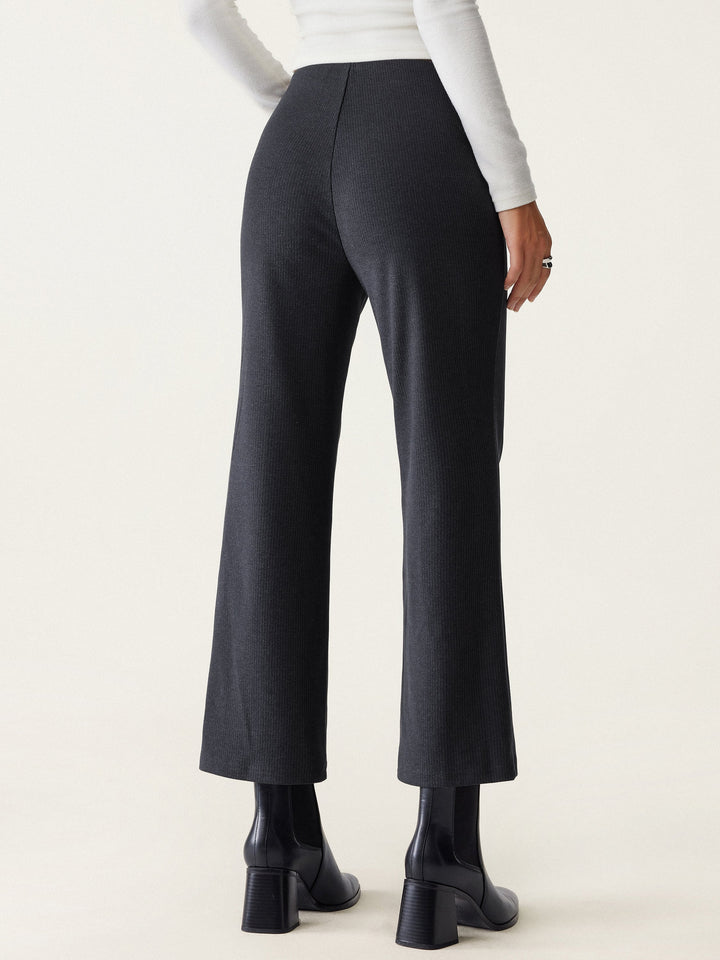 Kickout Pull-On Cropped Flare Pant