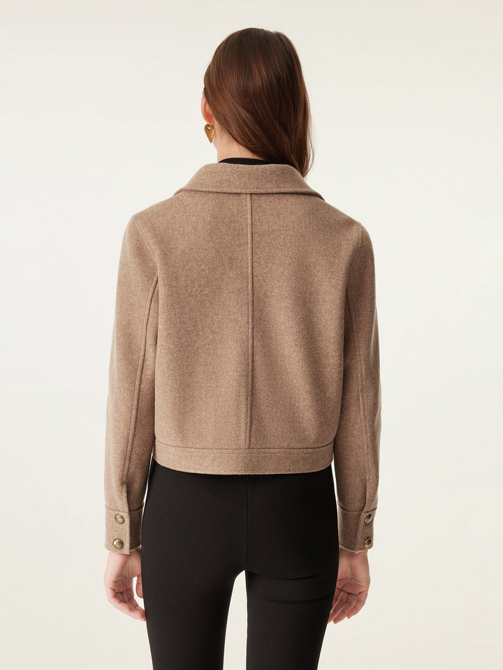 Point Collar Cargo Short Jacket