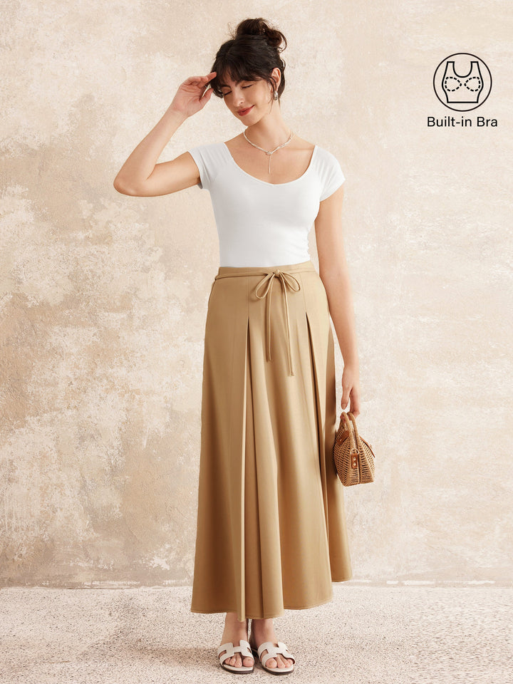 Modal Raglan Sleeve Sculpt Brami Tee