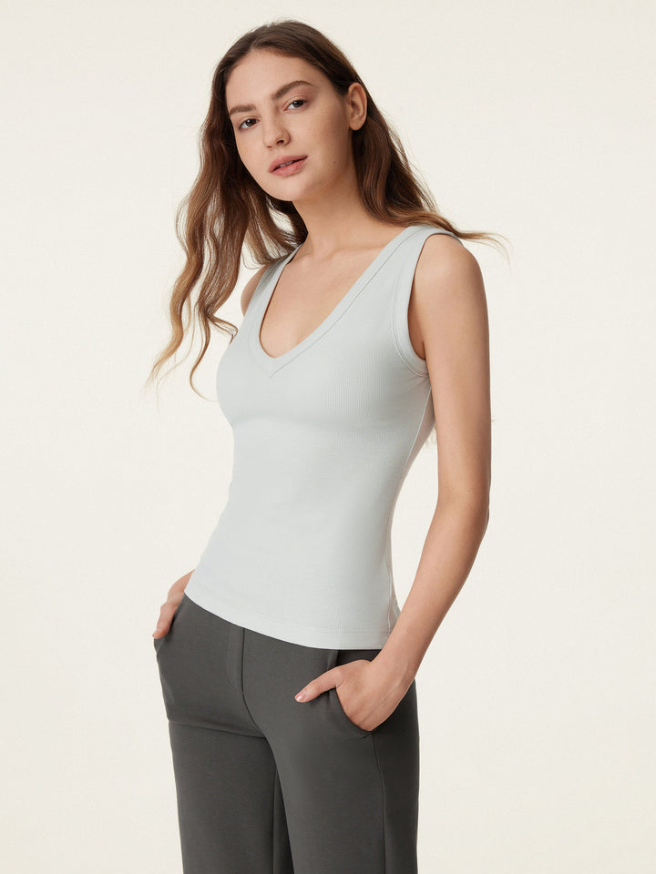 V-neck Cotton Brami Tank