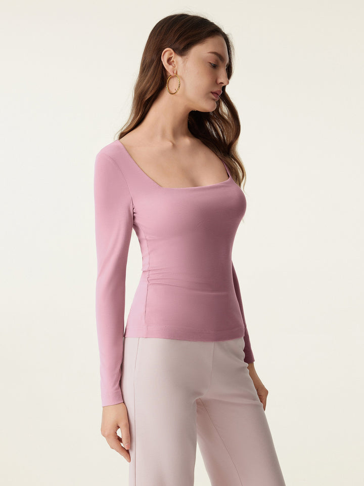 Square Neck Long Sleeve New Airy Brami