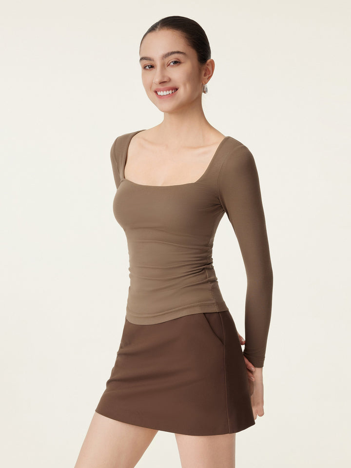 Square Neck Long Sleeve New Airy Brami