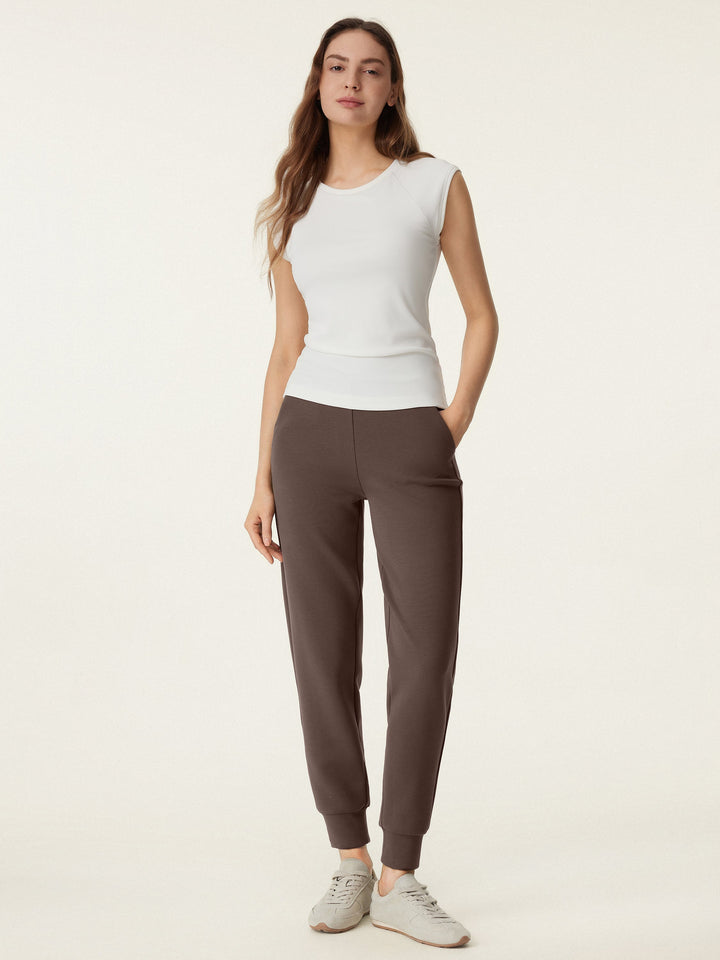 Mid Rise Pull-on Jogger with Pockets