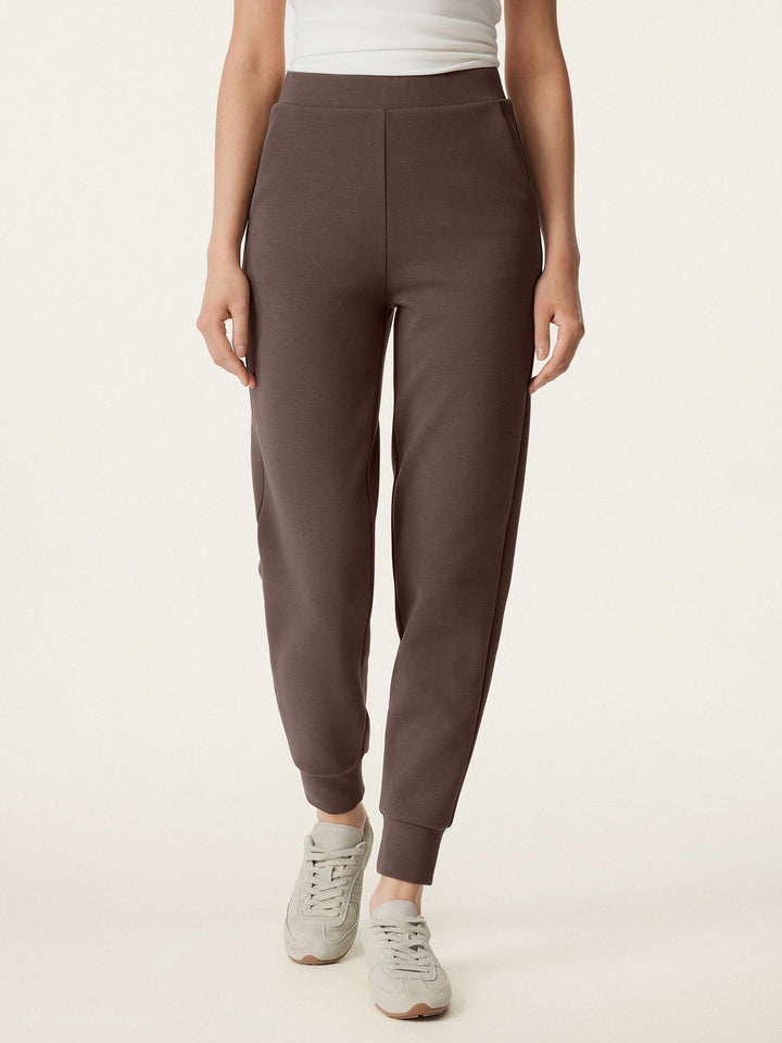 Mid Rise Pull-on Jogger with Pockets Wood XS