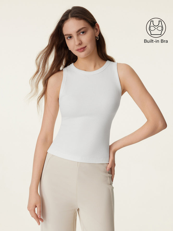 Crewneck Cotton New Airy Brami Tank White XS