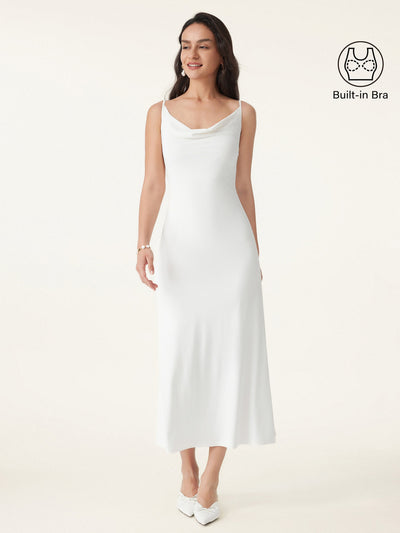 Cowl Neck Midi Brami Dress