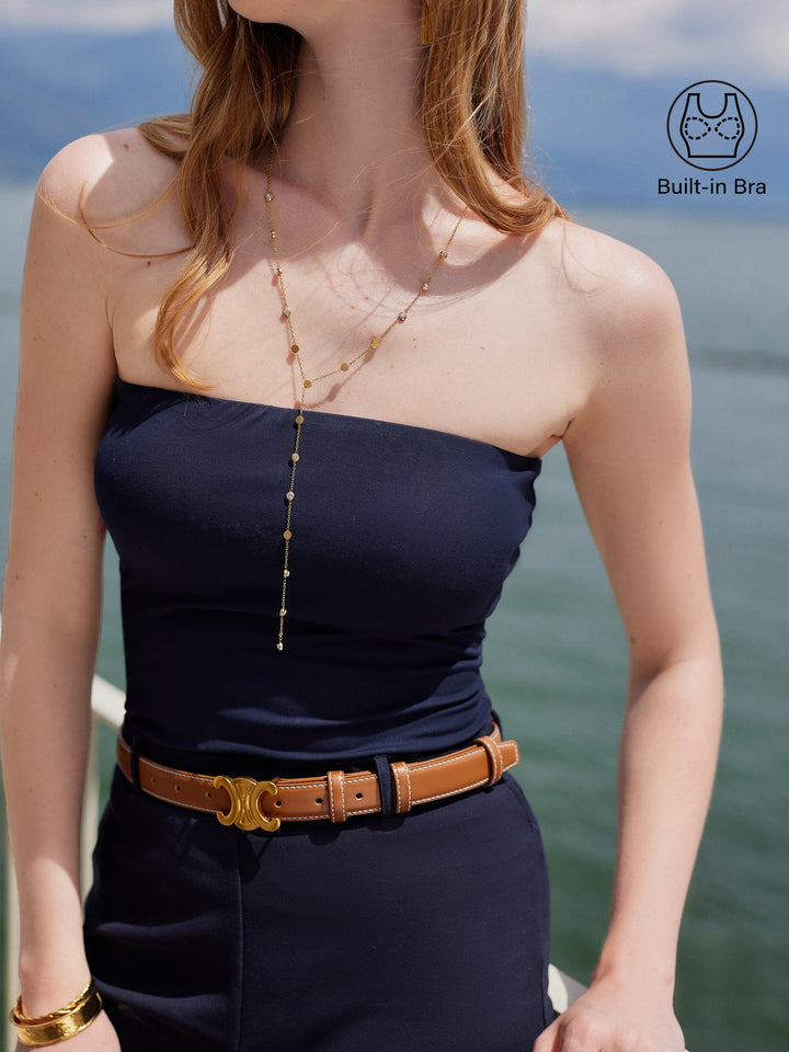 Non-slip Essential Tube Brami Top Midnight Navy XS