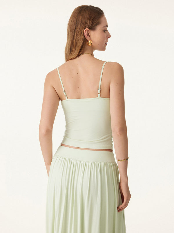 OGLmove Adjustable Spaghetti Straps New Airy Bra Tank