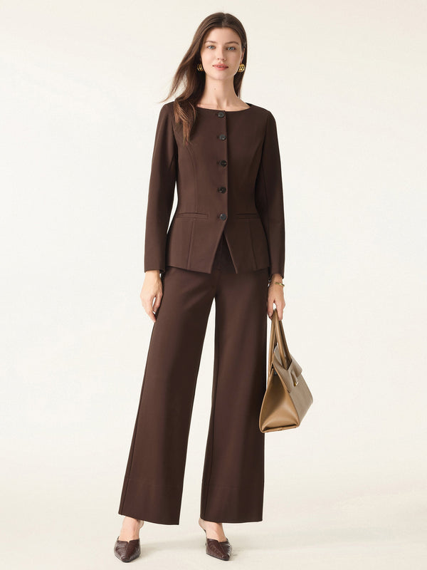 Empower Stretch Boatneck Blazer