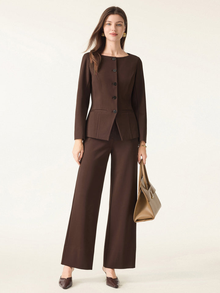 Empower Stretch Boatneck Blazer