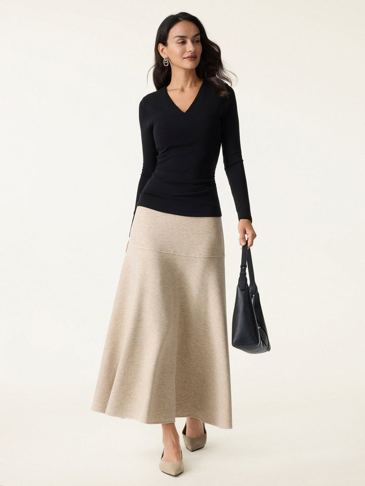 V-Neck Ruched Sides Brami Top