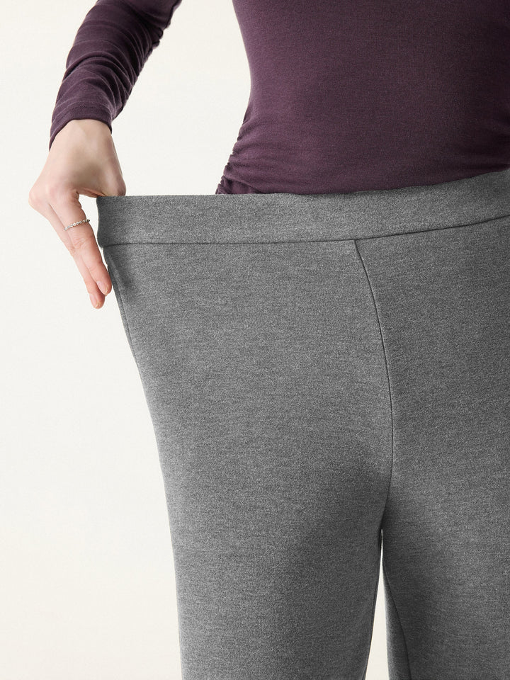 FuzzLuxe High Rise Flared Leg Pull-on Pants with Pockets