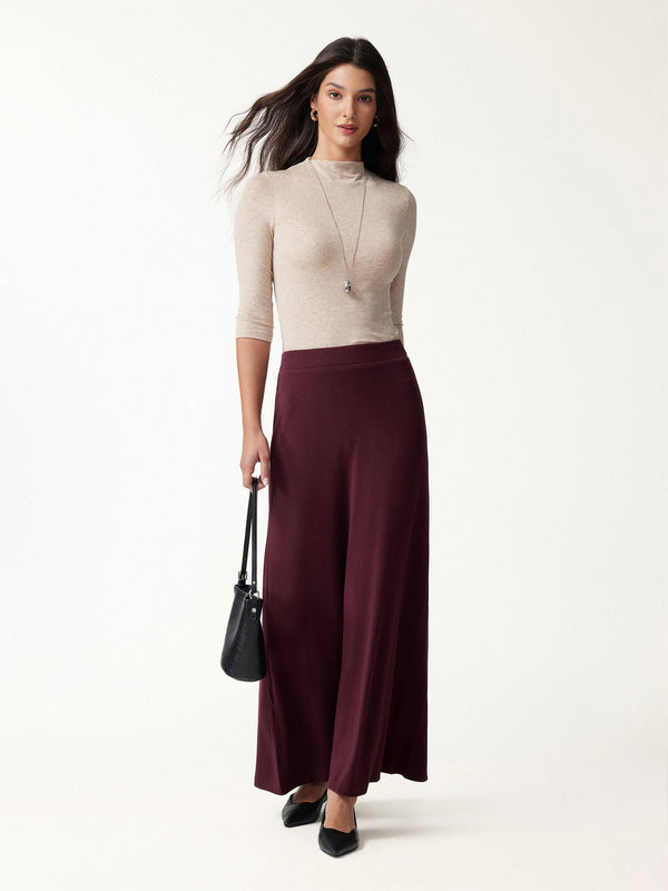 OGLmove Eco-Mousse® High-Rise A-Line Maxi Skirt