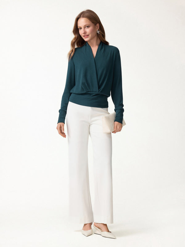 OGLmove Eco-Mousse® Long Sleeve Banded Hem Top