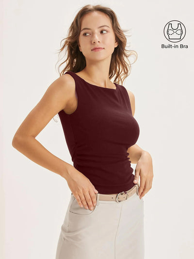 Brami Tanktop mit U-Boot-Ausschnitt 