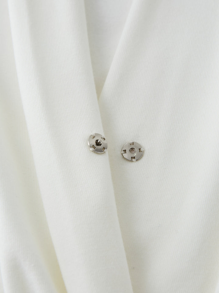 2Pcs Set Surplice Tuckable Top