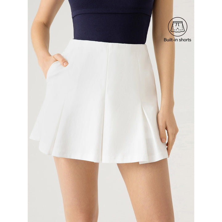 Lucky Offer——Size:XL Mini Skirt -White-