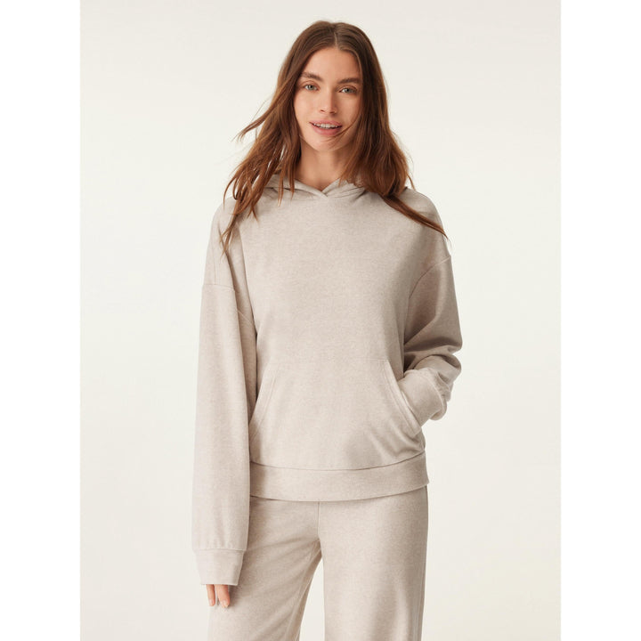 Lucky Offer——Size:M Long Sleeves Top Heather Mist