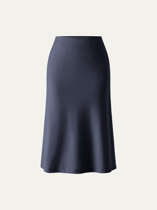 OGLmove A-line Midi Skirt with Pockets Yankees Blue XS