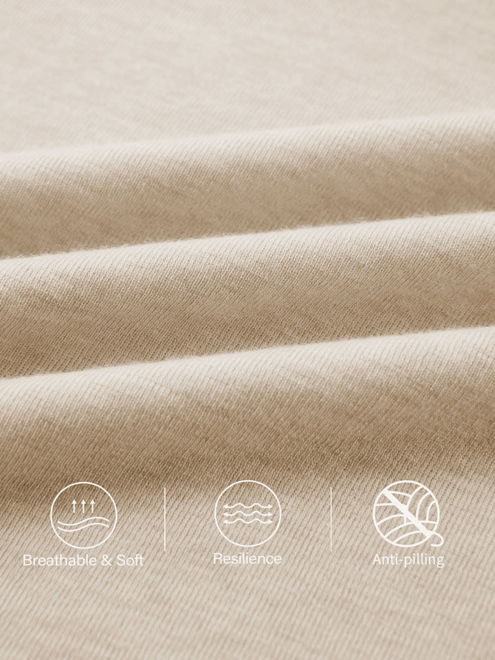 Tencel-Wool Gathered Semi Sheer Long Sleeve Brami Top