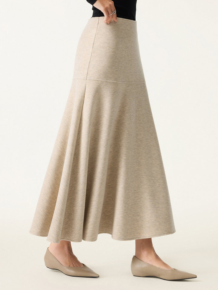 FuzzLuxe Flared Maxi Skirt