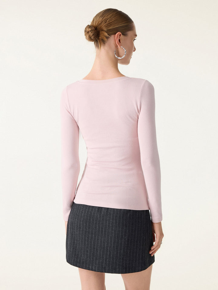 LiteWarm V-Neck Long Sleeve Brami