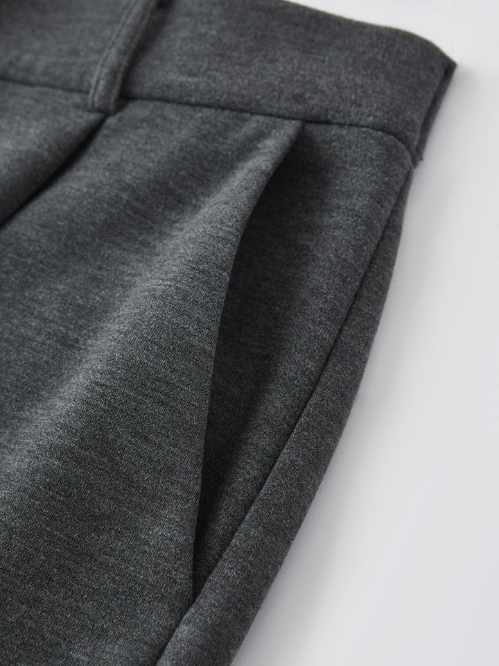 Cozy Warm High Rise Tapered Utility Pants with Pockets