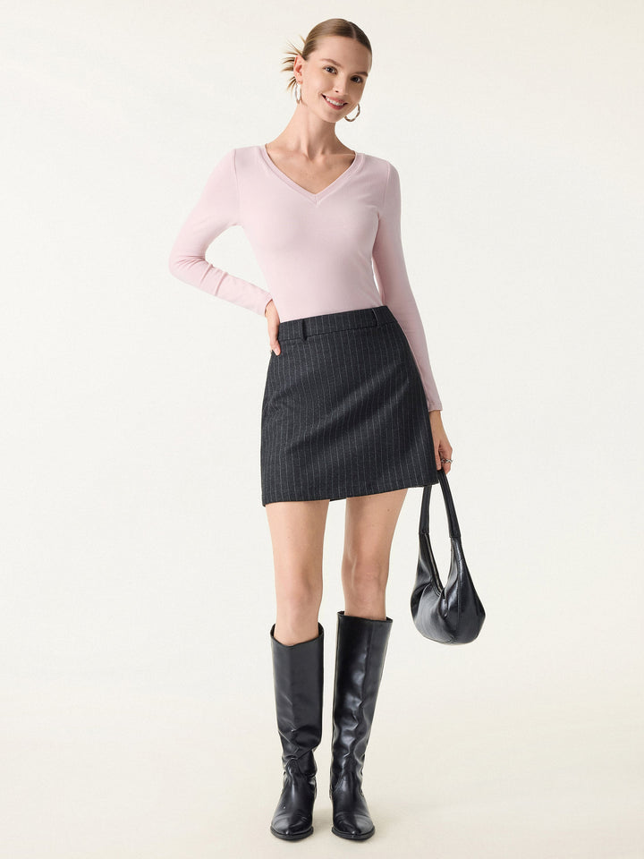 LiteWarm V-Neck Long Sleeve Brami