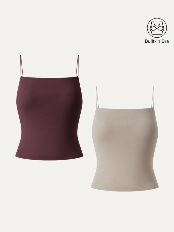 Essential Spaghetti Strap Cropped New Airy Brami