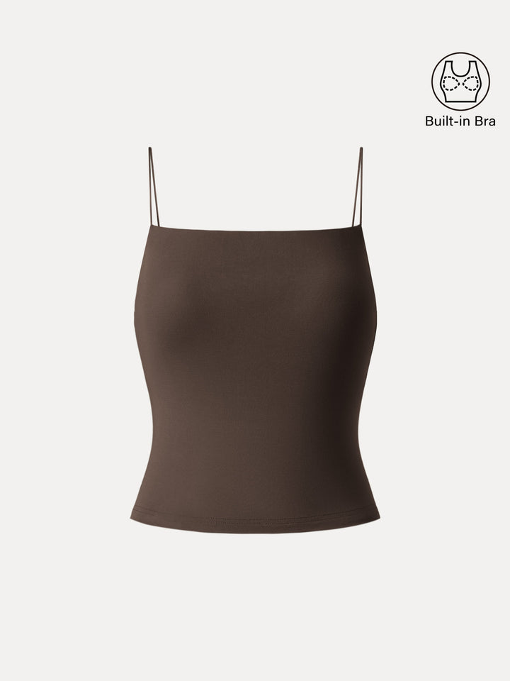 Essential Spaghetti Strap Cropped New Airy Brami